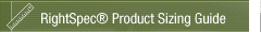 RightSpec Product Sizing Guide